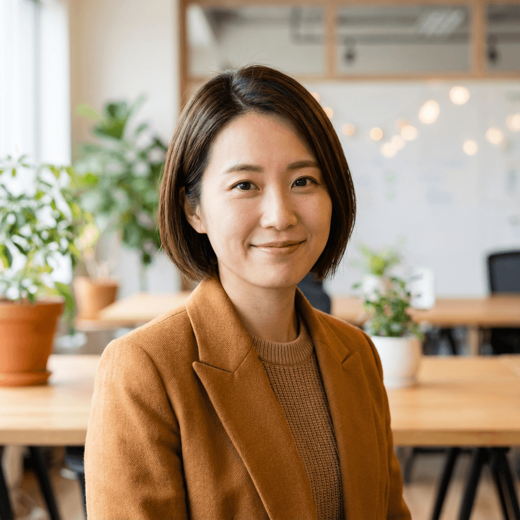 Female business owner in her mid 40s, professional headshot